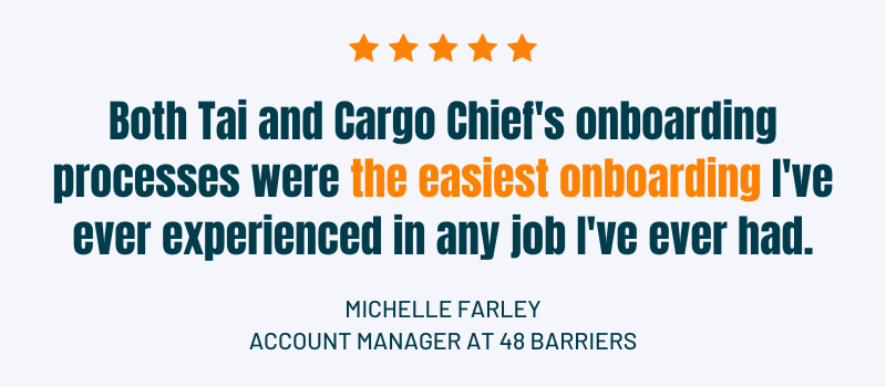 Michelle Farley with 48 Barriers Quote